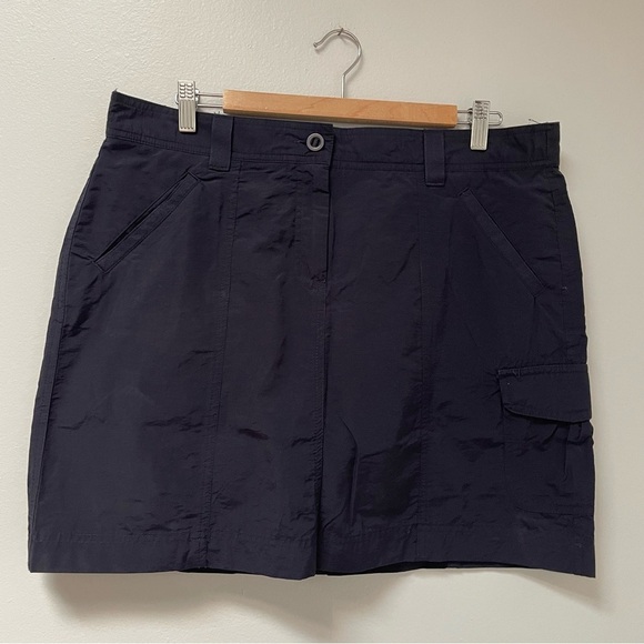 LANDS END CARGO SKORT NAVY SIZE 14 - Picture 1 of 7